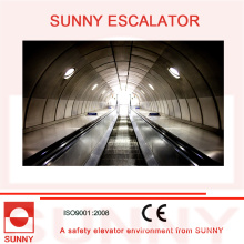 Heavy Duty Escalator with Anti-Slip Grooves and Screw-Free Inner Deck, Sn-Es-D035